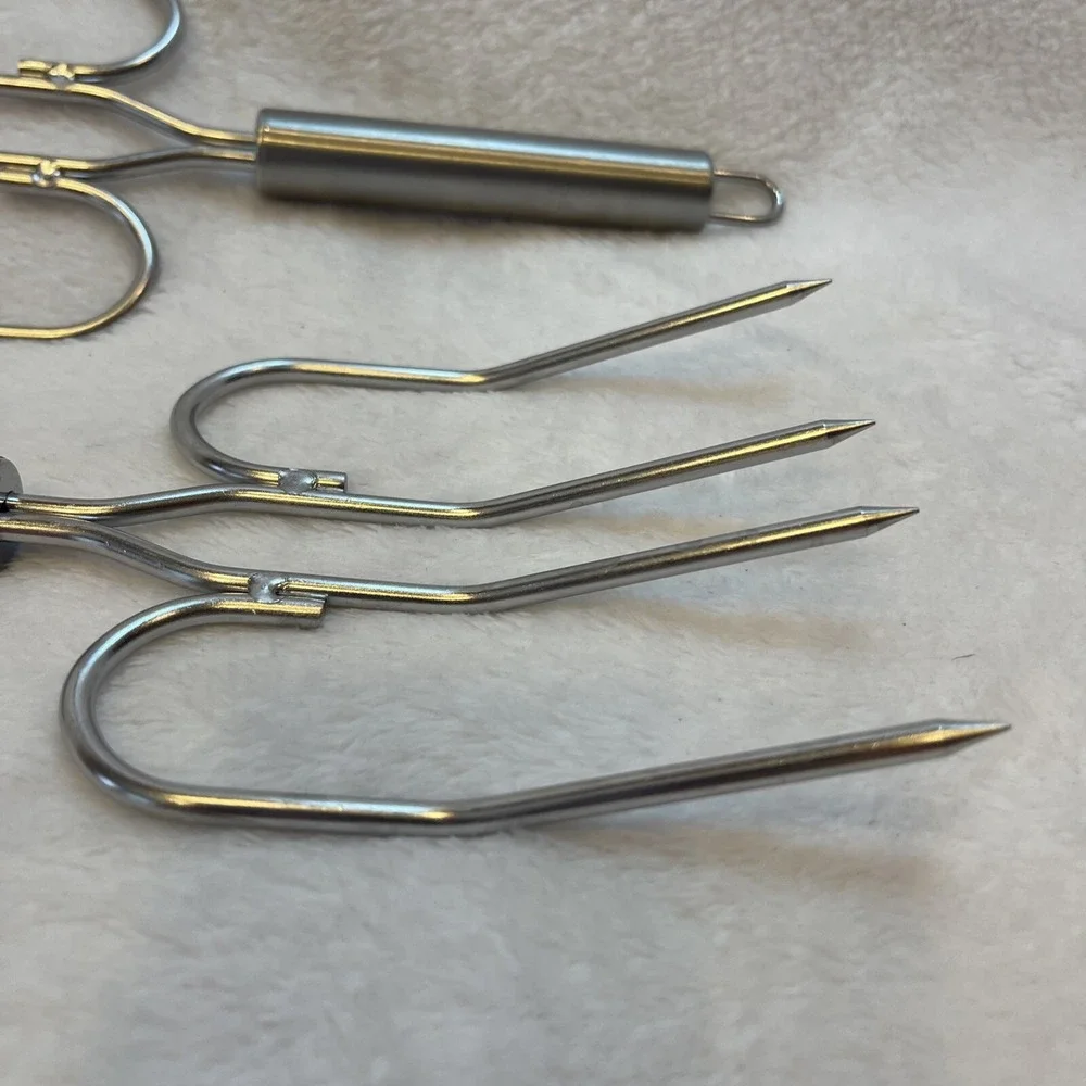 Meat Forks‎ Stainless Steel Turkey Chicken Carving Barbecue Roasting Forks Set